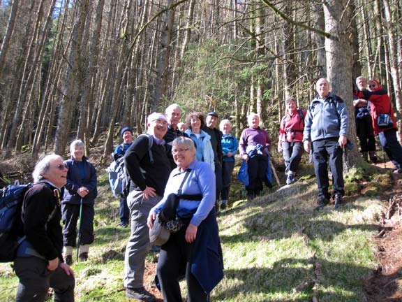 3.Sarn Helen, Lledr Valley
A short break as we walked up through the forest from Cwm Penamser.
Keywords: Mar10 Ian Sunday