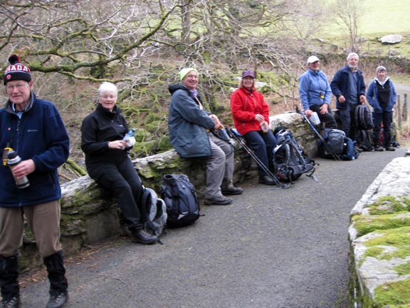 4.Pont Scethin & Bwlch y Rhiwgar
Final break before joining our outgoing path and returning to Tal-y-Bont.
Keywords: Feb10 Sunday Nick