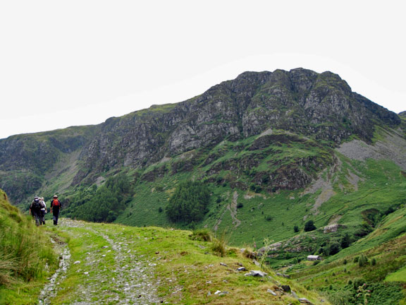 6.The Arans
Nearly the end of the walk. The path at the beginning of the walk can seen on the right just below the screes of Glasgwm. 
Keywords: July10 Sunday Noel Hugh