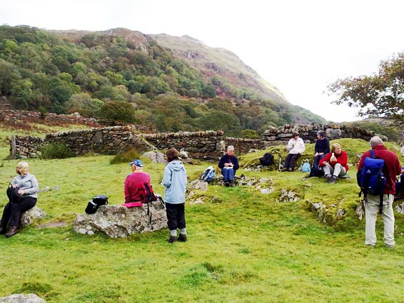 1.Nant Gwynant
17th Oct 2010. Sunday 'C' walk. Group takes a break. Photo: Meirion Jones.
Keywords: Oct 10 Sunday Gwenda Jones
