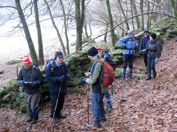 3.Dolwyddelan.
12th Dec 2010. A brief stop before we follow the Fishermen's path to Tan-aeldroch on the outward section.
Keywords: Dec10 Sunday Ian Spencer