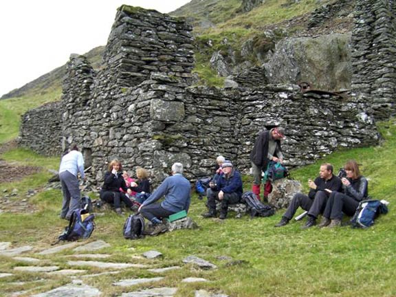 1.Gallt y Wenallt, Cwm Dyli
A break. Photo: Tecwyn Williams.
Keywords: Oct10 Sunday Noel Davey