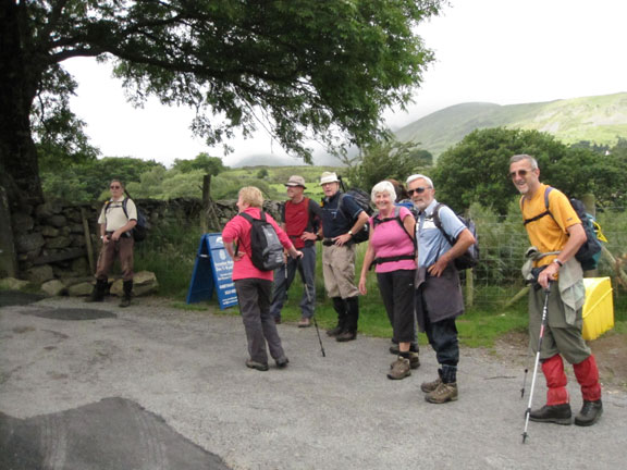 1.Moel Cynghorion to Moel Eilio
Just 3/4 mile into the walk, on the Llanberis path, members are tempted by the smell of Belgian Hot Chocolate at "Y Bwthyn Té - Pen Ceunant Isaf".
Keywords: July10 Sunday Robert Herve