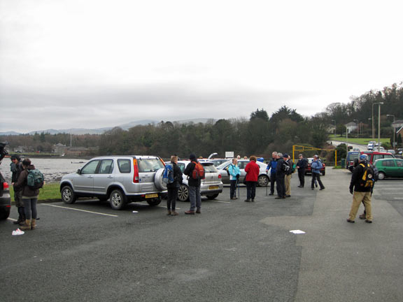 1. Bangor Circular.
23rd Jan 2011. At the car park at the start of the walk.
Keywords: January11 Sunday Dafydd Williams