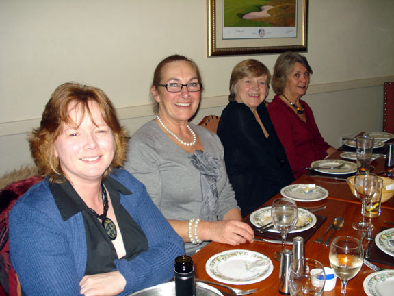 1.Post Christmas Dinner. Porthmadog Golf Club.
13th Jan 2011. Each table went up to the buffet in turn so, how far guests have progressed with their meals does not indicate their degree of hunger. Photo: Ann & Nick White. 
Keywords: Jan11 Thursday Christmas Dinner