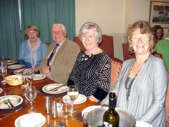 2.Post Christmas Dinner. Porthmadog Golf Club.
13th Jan 2011. Each table went up to the buffet in turn so, how far guests have progressed with their meals does not indicate their degree of hunger. Photo: Ann & Nick White. 
Keywords: Jan11 Thursday Christmas Dinner
