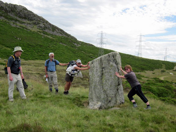 1.Foel Fras
30th June 2011. Women power holding a rock straight at Bwlch y Ddeufaen. Photo: Tecwyn Williams.
Keywords: June11 Sunday Catrin Williams