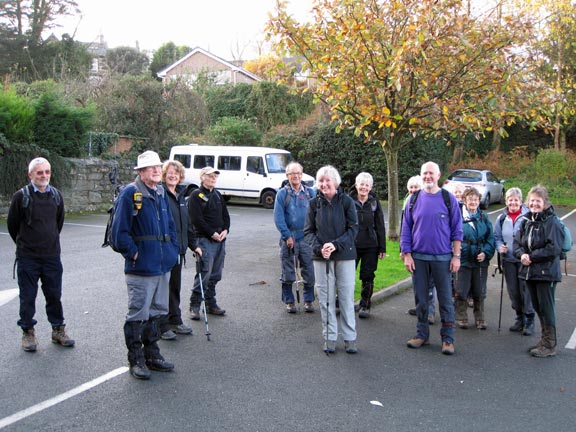 1.Harlech to Llandecwyn Ardudwy Way
The start at the car park in Harlech.
Keywords: Nov11 Sunday Dafydd Williams