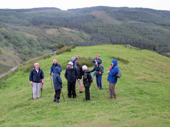3.Cwm Cynfal
25th August 2011. Members on the ridge overlooking the gorge. Photo: Tecwyn Williams.
Keywords: Aug11 Thursday Nick Ann White