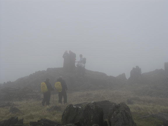 5.Bwlch Mawr Circular
2nd October 2011. The summit of Bwlch Mawr is reached. A short rest and then back down to rejoin the Llyn Coastal Path.
Keywords: Oct11 Sunday Marian Hopkins Ann Jones