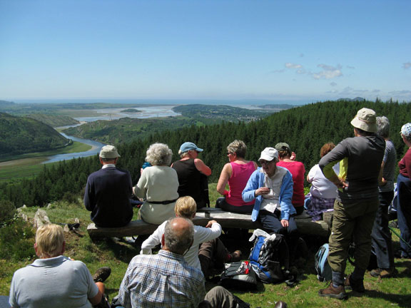1.Llyn Mair-Woodland Walk.
2nd June 2011. Lunch over looking the Afon Dwyryd. Photo: Nick White.
Keywords: June11 Thursday John Edlington