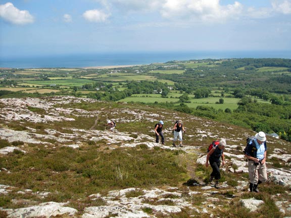 3.Moelfre
10/7/11. A long slog up Mynydd Bodafon with lunch to be had on top.
Keywords: July11 Sunday Dafydd Williams