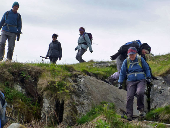 4.Creigiau Gleision
13/5/2012. Not far to the finish as we pass close to Tal-y-waun.
Keywords: May12 Sunday Hugh Evans