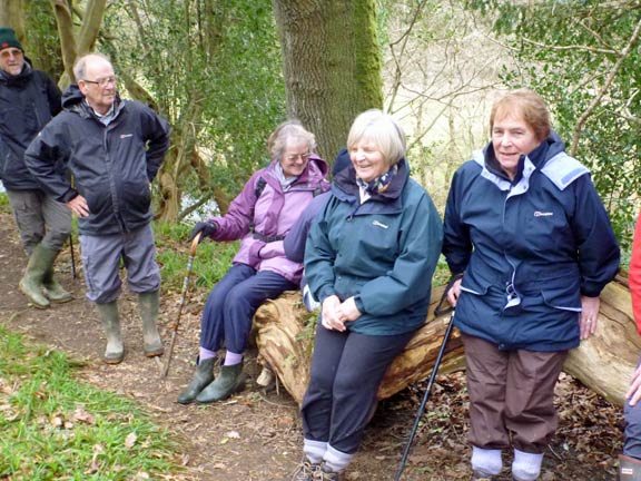 5.AGM Criccieth Walk
8/3/12. A brief rest is taken by some of the lady members while the rest of the group catch up.
Keywords: Mar12 Thursday Ian Spencer