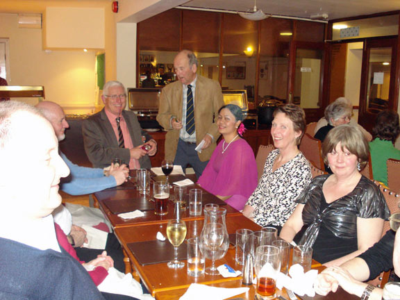 4.Winter Dinner. Porthmadog Golf Club.
26/01/12.  A good time was had by all. Photo: Ann & Nick White.
Keywords: Jan12 Thursday Arwel Davies