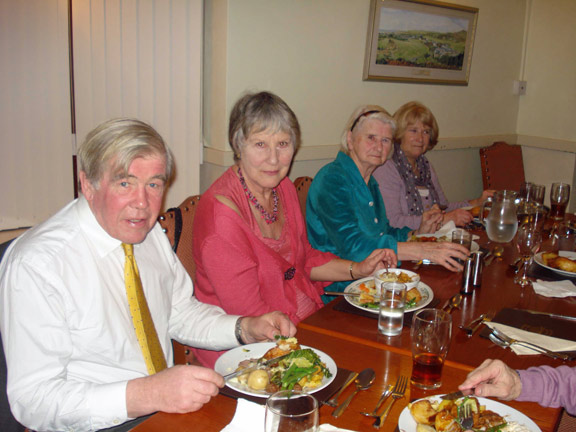 9.Winter Dinner. Porthmadog Golf Club.
26/01/12.  A good time was had by all. Photo: Ann & Nick White.
Keywords: Jan12 Thursday Arwel Davies