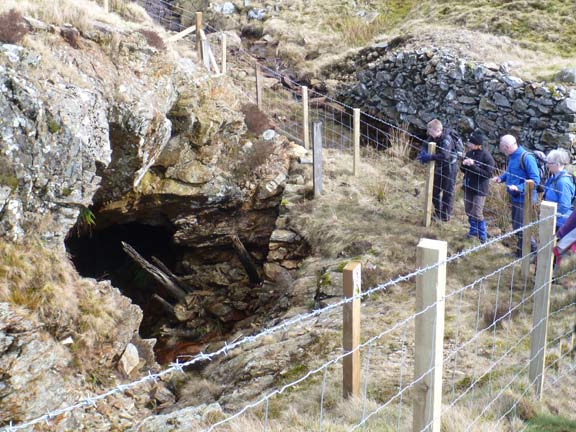 6.Mynydd Maentwrog, Gold Mine.
18/3/12. The first of two old gold mines visited near Bwlch y Llû.
Keywords: Mar12 Sunday Tecwyn Williams