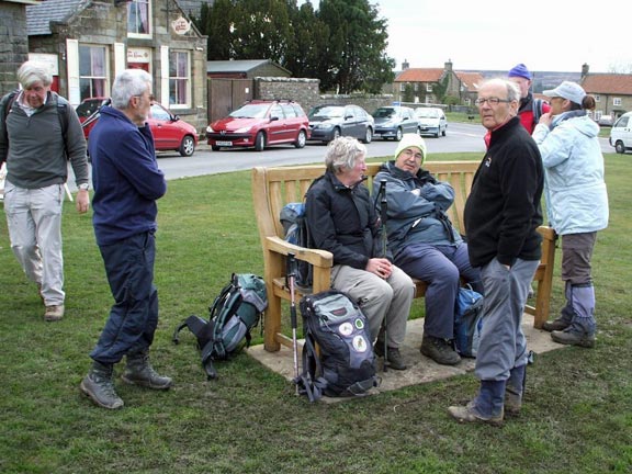 10.North York Moors
14-19/4/2012. Some of those on the difficult walk led by Dafydd. Photo: Dafydd H Williams.
Keywords: April12 Whitby Ian Spencer