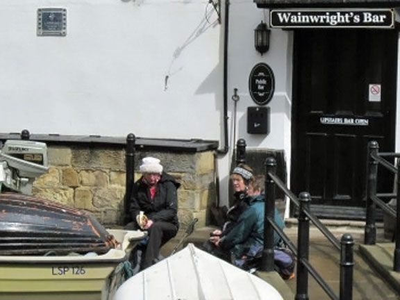 19.North York Moors
14-19/4/2012. Wainwright's Bar. Familiar to some! Photo: Tecwyn Williams.
Keywords: April12 Whitby Ian Spencer