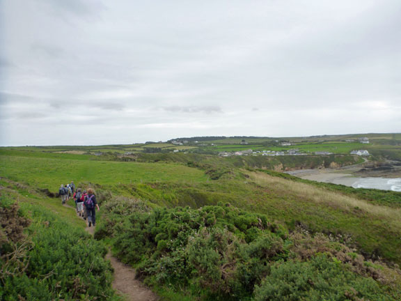 6.Anglesey Coastal Path Cemaes to Church Bay
22/07/12. Approaching our final destination over on the right. Church Bay/Porth Swtan.
Keywords: Jul12 Sunday Ian Spencer