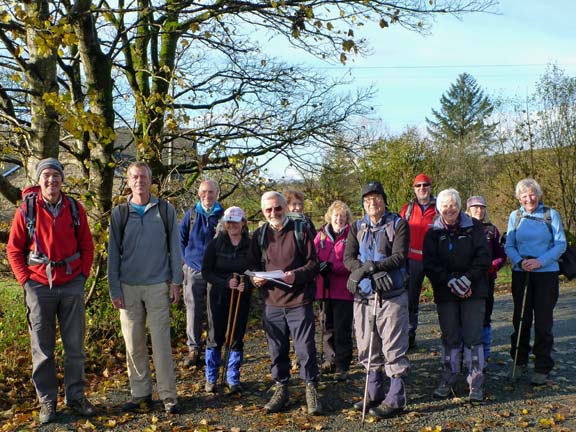 1.Cwm Prysor, Bwlch y Bi, Viaduct
11/11/12. Ready at the start. Briefing done. Leader already off.
Keywords: Nov12 Sunday Tecwyn Williams