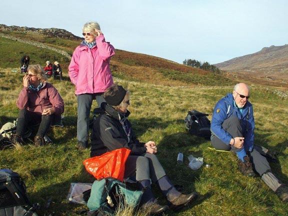 3.Cwm Pennant
29/11/12. Eric making some important adjustments as Kath looks on with interest. Photo & Captions' outline Dafydd H Williams.
Keywords: Nov12 Thursday Kath Mair