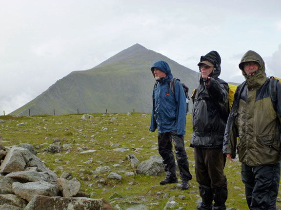 4.Carnedd y Filiast, Elidir Fawr
5/8/12. On top of Mynydd Perfedd. It has rained continuously and heavily ever since Carnedd y Filiast. Elidir Fawr in the background.
Keywords: Aug12 Sunday Tecwyn Williams