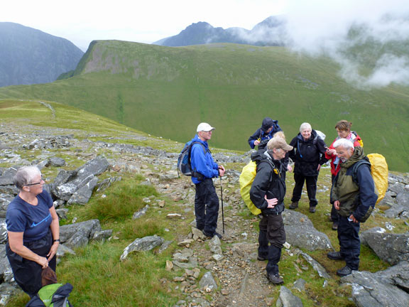 5.Carnedd y Filiast, Elidir Fawr
5/8/12. Ascending Elidir Fawr from the Bwlch y Marchlyn side (East). Behind Foel Goch is Pen yr Ole Wen, Tryfan and the Glyders.
Keywords: Aug12 Sunday Tecwyn Williams