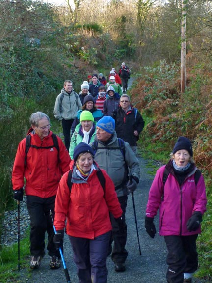 5.Walk between 2 beaches Porth Fawr and Porth Ceiriad
27/12/12. Approaching Machroes from the west the leaders' work nearly over.
Keywords: Dec12 Thursday Rhian Roberts Mary Evans