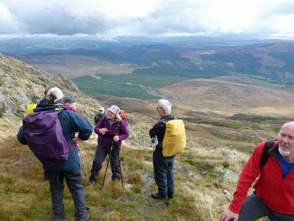 2.Moel Siabod
14/10/12. Up near Daear Ddu looking East North East and  approaching the summit of Moel Siabod.
Keywords: Oct12 Sunday Noel Davey