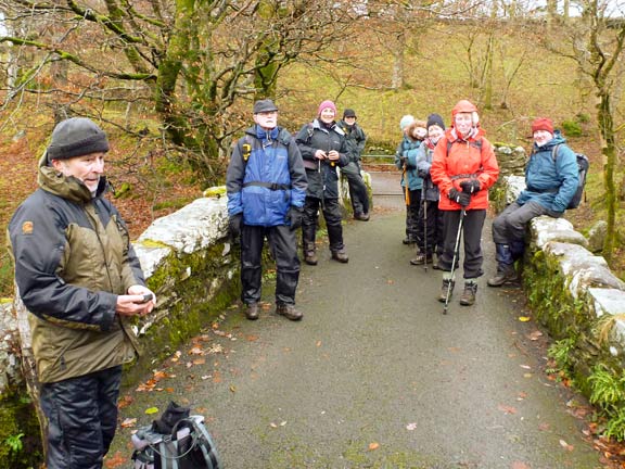 3.Dyffryn Ardudwy & Pont Scethin
9/12/12. Pont Fadog. The rain has stopped and just a couple of burial chambers to go before tea.
Keywords: Dec12 Sunday Catrin Williams