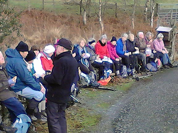 1.Afon Artro Valley
23/1/14. The Athro gives a lunch-time address. Photo: Tecwyn Williams.
Keywords: Jan14 Thursday Dafydd Williams