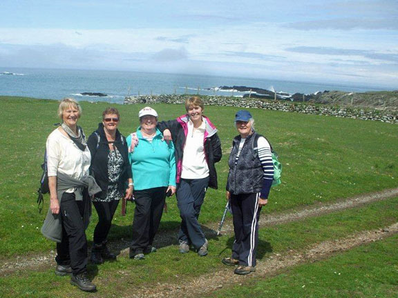 5.Bardsey
01/05/14. A walking group. Photo: Dafydd Williams
Keywords: May14 Thursday Miriam Heald