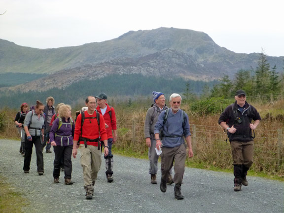 2.Beddgelert to Rhyd Ddu Return
30/3/14. Close to Pont Cae Gors. Moel Lefn in the background.
Keywords: Mar13 Sunday Ian Spencer