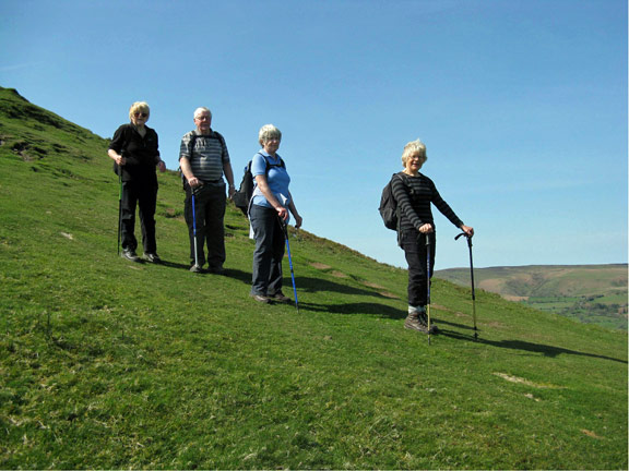 9.Church Stretton April 2014
Decending Caer Caradog. Photo:  Nick & Ann White.
Keywords: v