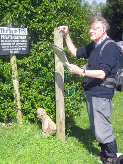 7.Church Stretton April 2014
"Stop rocking the post, mun!" Photo: Tecwyn Williams.
Keywords: Apr14 holiday Ian Spencer