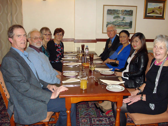 3.Winter Dinner
16/1/14.  A good meal was had by all. Photo: Ann White.
Keywords: Jan13 Thursday Dafydd Williams