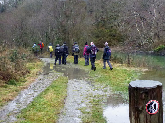 3.Dolgellau
5/1/14. Our path is flooded. We have to turn back and take another route.
Keywords: Jan14 Sunday Ian Spencer