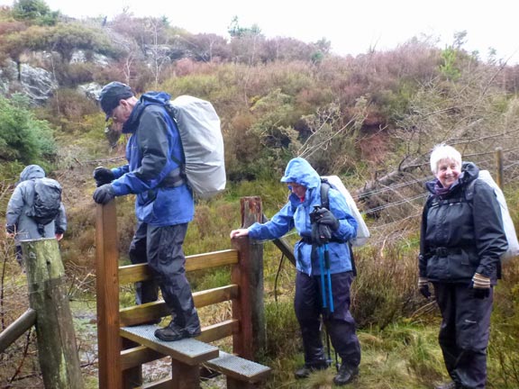 5.Wybrnant Ty Mawr
2/3/14. The highest point of the walk. The bwlch between Foel Felen and Drosgol.
Keywords: Mar14 Sunday Nick White