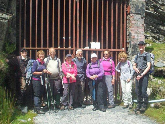 4.Manod Mawr & Sarn Helen
8/6/14. The sealed up tunnel entrance at Manod Mawr quarries The tunnel was used during the second world war to store the nation's treasures. Photo: Dafydd Williams.
Keywords: Jun14 Sunday Judith Thomas