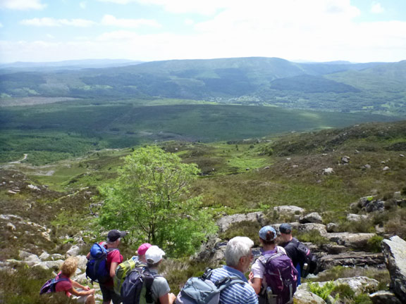 3.Moel Siabod
22/6/14. Spectacular views looking west towards Pony-y-Pant, (a chance to catch ones breath).
Keywords: Jun14 Sunday Roy Milnes