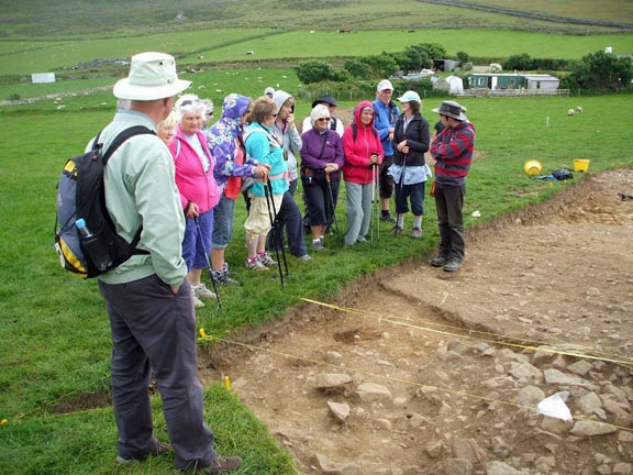 2.Rhiw inc archaeological site.
26/07/14. One of the details excavations. Photo: Dafydd Williams.
Keywords: Jun13 Thursday David Lis Williams