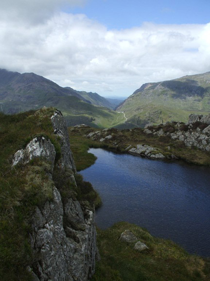 4.Carnedd y Cribau
21/6/15. Pen-y-Pass in the distance. Photo: Dafydd Williams
Keywords: June15 Sunday Catrin Williams