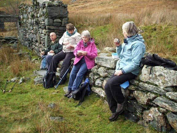 3.Cwm Llan via Watkin path
08/01/2015. Lunchtime Photo: Dafydd Williams.
Keywords: Jan15 Thursday Kath Mair