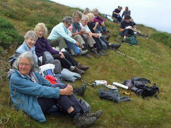 2.Mynydd Mawr to Porth Oer
25/6/15. Photo: Dafydd Williams.
Keywords: June15 Thursday Megan Mentzoni