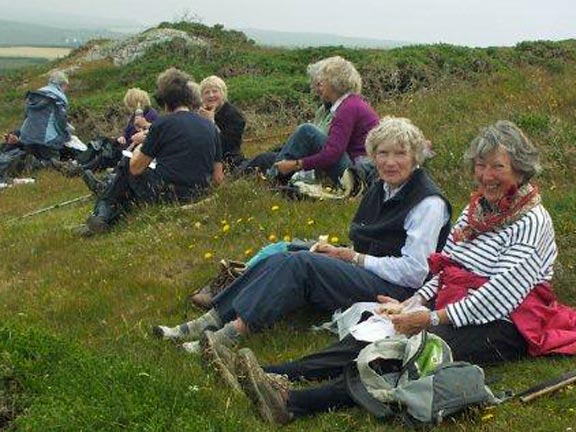 3.Mynydd Mawr to Porth Oer
25/6/15. Photo: Dafydd Williams.
Keywords: June15 Thursday Megan Mentzoni