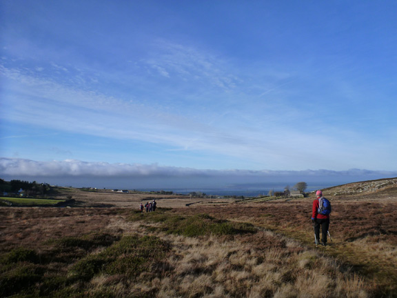 6.Talysarn – Llanberis (part of 4 valleys walk)
04/01/15. Approaching Hafod Ruffydd Farm where we have lunch.
Keywords: Jan15 Sunday Diane Doughty