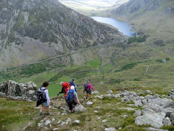 5.Y Garn
7/6/15. The decent through the Mushroom garden down into Nant Ffrancon. Photo: Judith Thomas
Keywords: June15 Sunday Judith Thomas