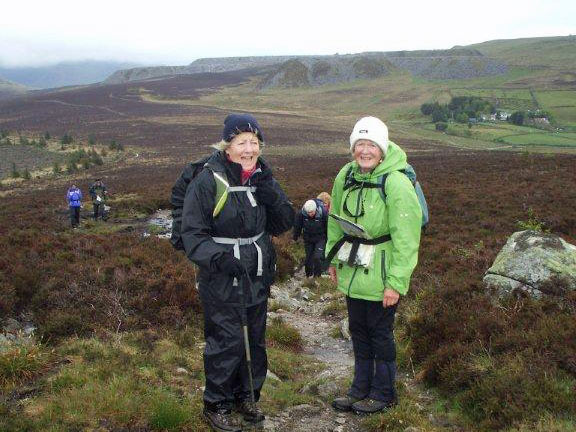 2. Y Fron
24/5/15. Approaching the summit of Moel Smythio. Photo: Dafydd Williams.
Keywords: May15 Sunday Kath Spencer