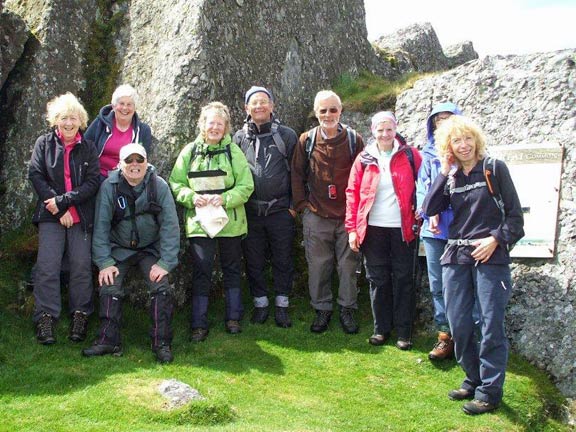 5. Y Fron
24/5/15. Our second summit. Moel Tryfan. Visited by Charles Darwin but not recently. Photo: Dafydd Williams.
Keywords: May15 Sunday Kath Spencer